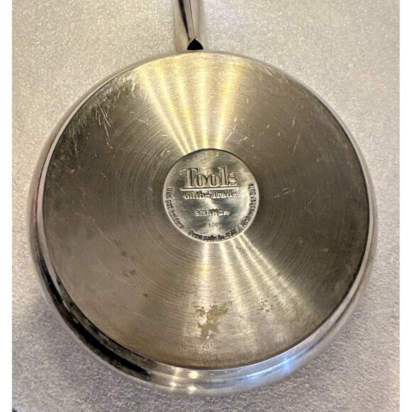Tools of the Trade Fry Frying Pan Skillet 9.5” Stainless Steel HF90619 No Lid - Picture 3 of 9